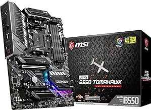 MAG B550 TOMAHAWK Gaming Motherboard (AMD AM4, DDR4, PCIe 4.0, SATA 6Gb/s, M.2, USB 3.2 Gen 2, HDMI/DP, ATX, AMD Ryzen 5000 Series processors)