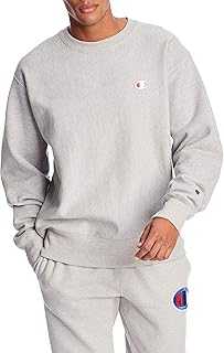 Men's Crewneck Sweatshirt, Reverse Weave, Heavyweight Fleece Sweatshirt For Men