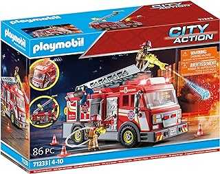 Fire Truck with Accessories and 2 Figures