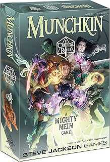 Munchkin: Critical Role Card Game | Munchkin Game Featuring Critical Role Mighty Nein Campaign | Officially Licensed Critical Role Card Game | Familiar Members, Characters & Guests