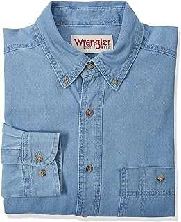 Mens Denim Button Down Shirt