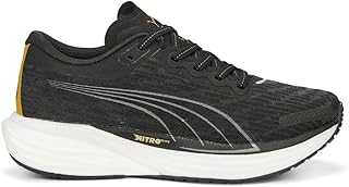 Womens Deviate Nitro 2 Wide Running Sneakers Shoes - Black - Size 9.5 M