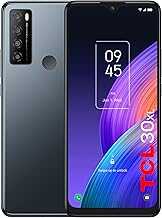 TCL 30XL |2022| Unlocked Cell Phone, 6.82 inch Vast Display, 5000mAh Battery, Android 12 Smartphone, 50MP AI Quad-Camera, 6GB RAM + 64GB ROM, US Version Mobile Phone, Night Mist (Renewed)